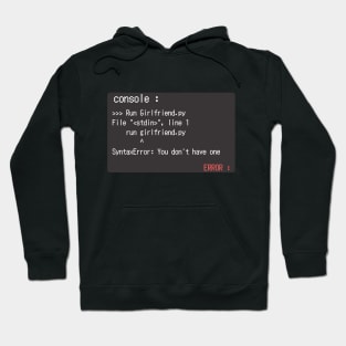 console girlfriend.py Hoodie